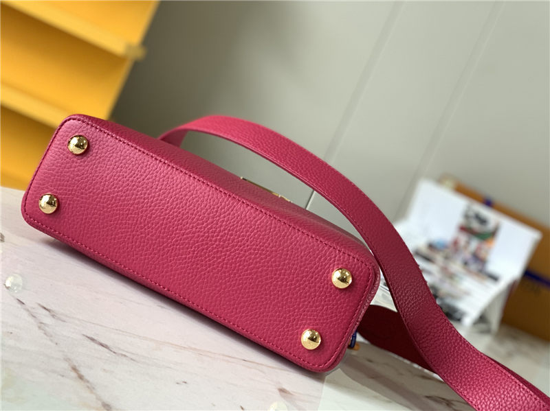 Louis Vuitton CAPUCINES BB Taurillon Dk-Fuchsia M58671 High