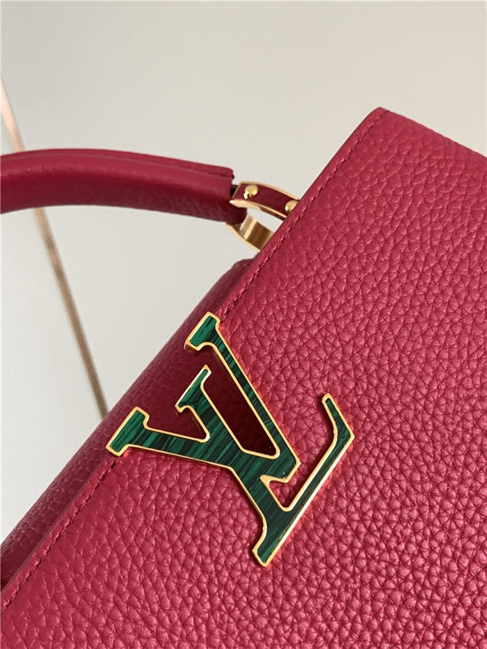 Louis Vuitton CAPUCINES BB Taurillon Dk-Fuchsia M58671 High