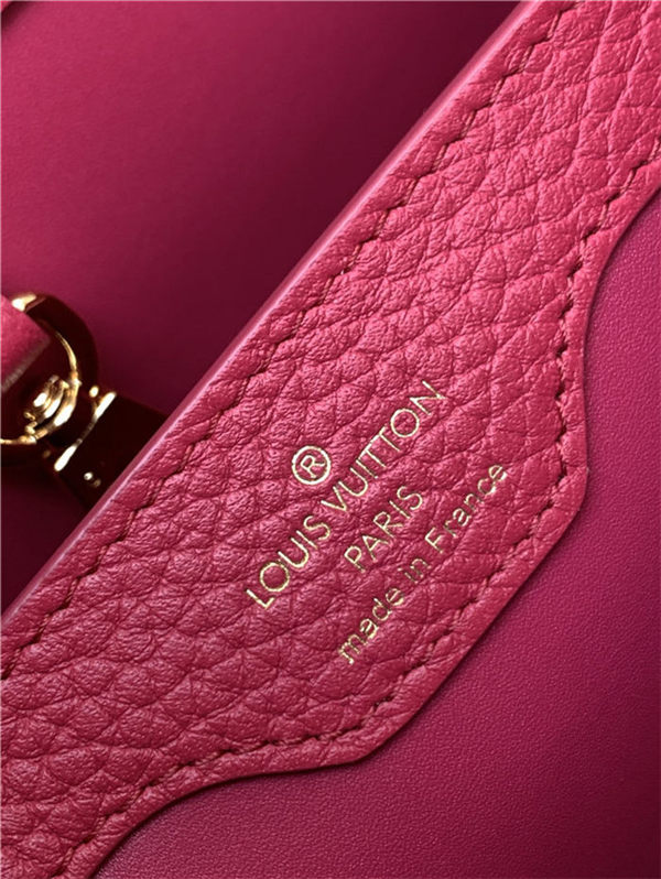 Louis Vuitton CAPUCINES BB Taurillon Dk-Fuchsia M58671 High