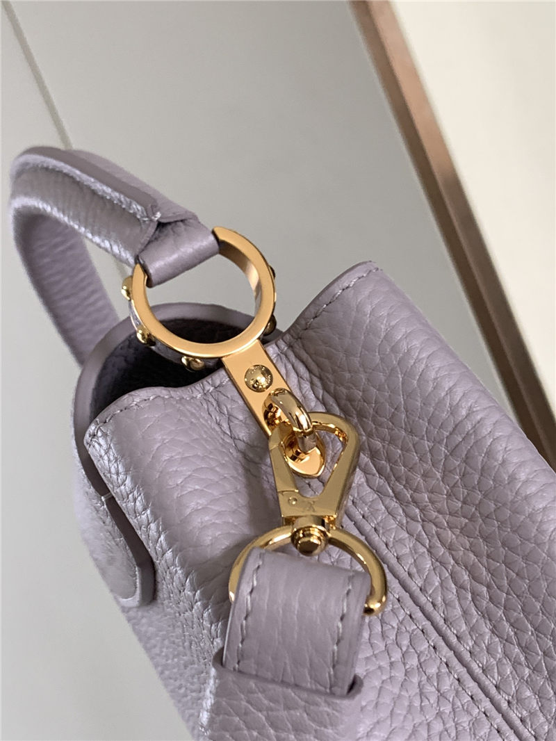 Louis Vuitton CAPUCINES BB Taurillon Lilac M58671 High