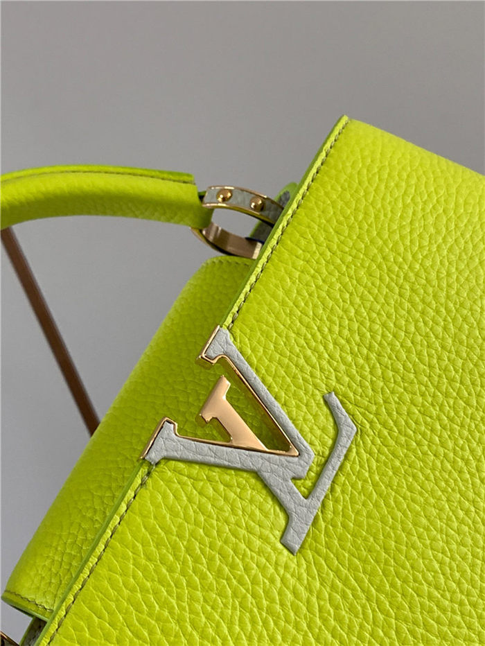 Louis Vuitton CAPUCINES BB Taurillon Lime M59468 High