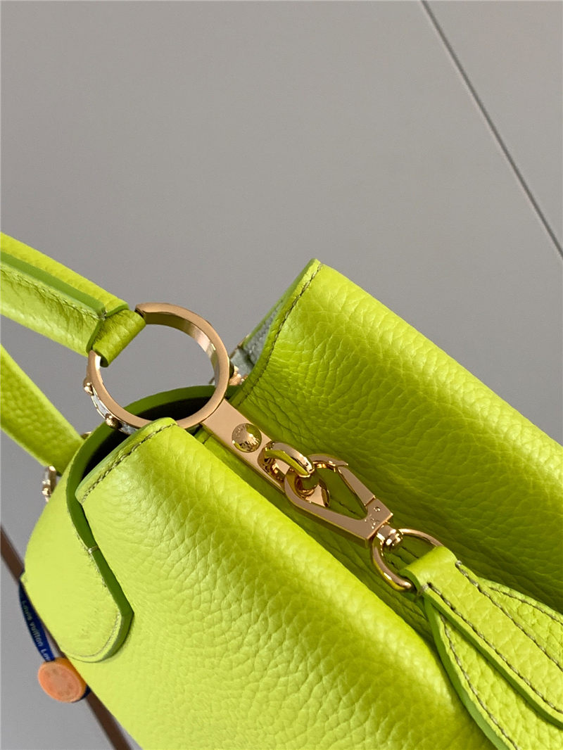 Louis Vuitton CAPUCINES BB Taurillon Lime M59468 High