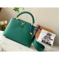 Louis Vuitton CAPUCINES BB Taurillon Dk-Green M59434 High