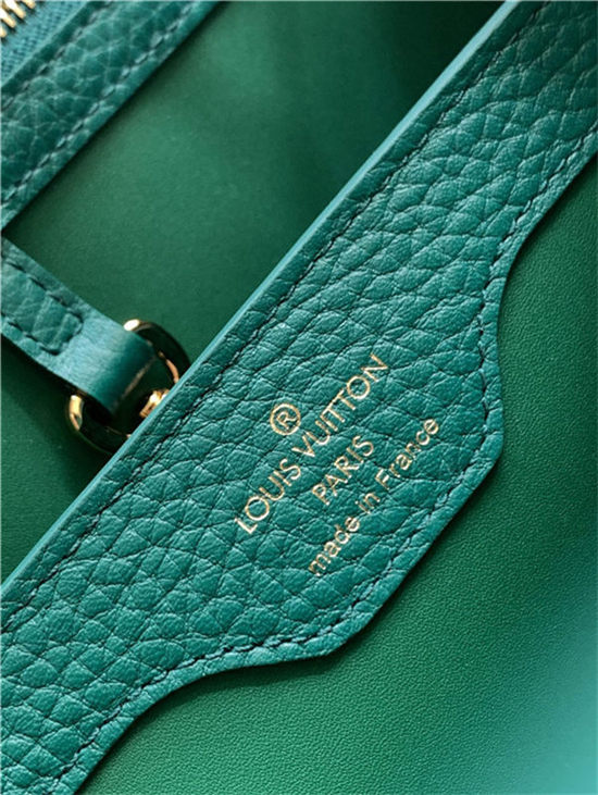 Louis Vuitton CAPUCINES BB Taurillon Dk-Green M59434 High