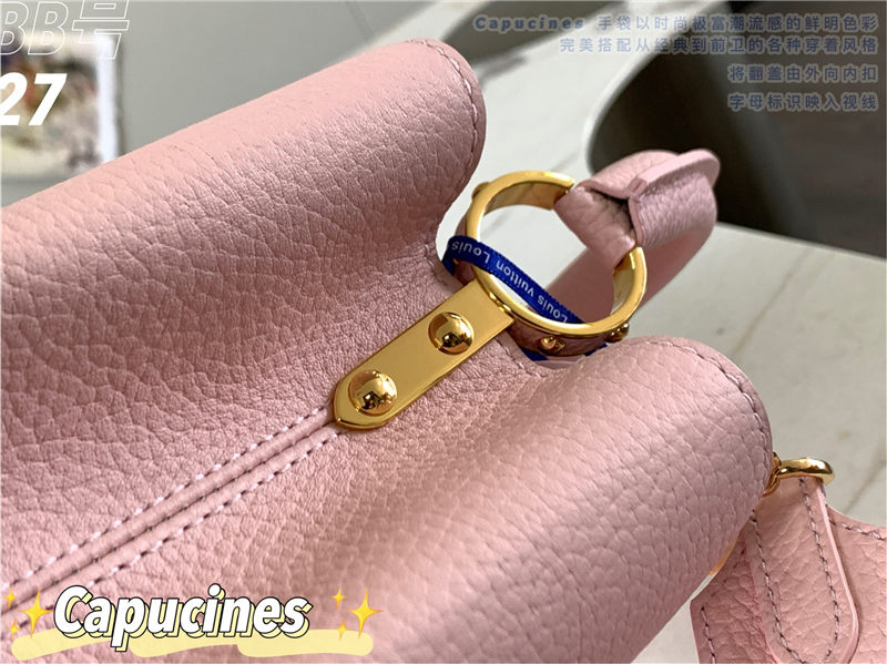 Louis Vuitton CAPUCINES BB Taurillon Pink M94517 High