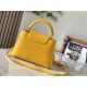 Louis Vuitton CAPUCINES BB Taurillon Mustard M59653 High