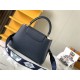 Louis Vuitton CAPUCINES MM Taurillon Navy M59438 High