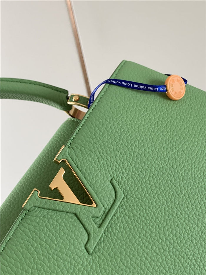 Louis Vuitton CAPUCINES MM Taurillon Green M59516 High