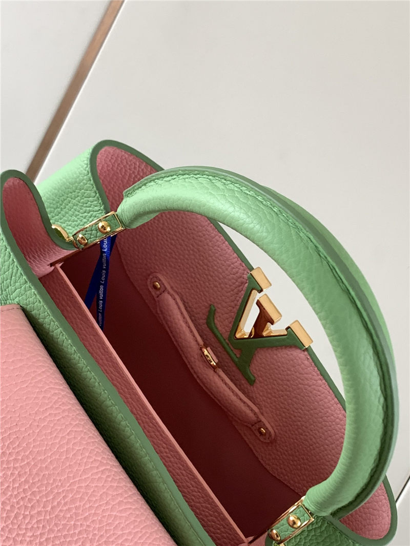 Louis Vuitton CAPUCINES MM Taurillon Green M59516 High