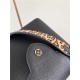 Louis Vuitton CAPUCINES MM Taurillon Black/Leopard M57216 High