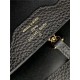 Louis Vuitton CAPUCINES MM Taurillon Black/Leopard M57216 High