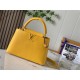 Louis Vuitton CAPUCINES MM Taurillon Mustard M59516 High