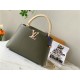 Louis Vuitton CAPUCINES MM Taurillon Olive M59516 High