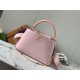 Louis Vuitton CAPUCINES MM Taurillon Pink M59209 High