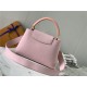 Louis Vuitton CAPUCINES MM Taurillon Pink M59209 High