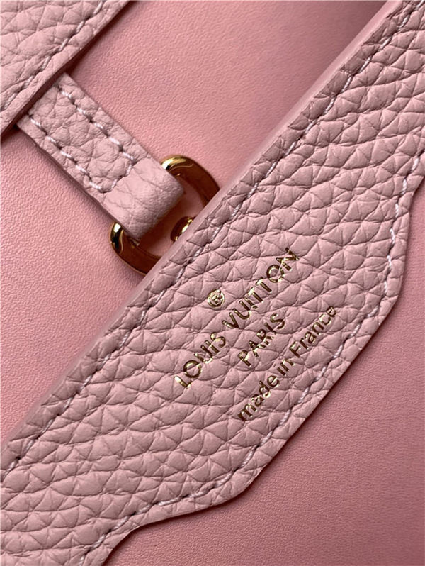 Louis Vuitton CAPUCINES MM Taurillon Pink M59209 High