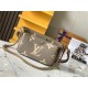 Louis Vuitton MULTI POCHETTE ACCESSOIRES Embossed supple grained cowhide leather M45777 High