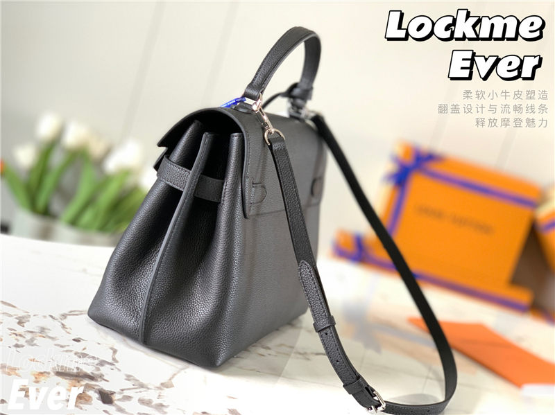 Louis Vuitton LOCKME EVER MM Black High