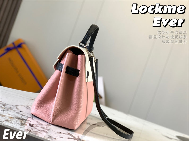 Louis Vuitton LOCKME EVER MM Pink High