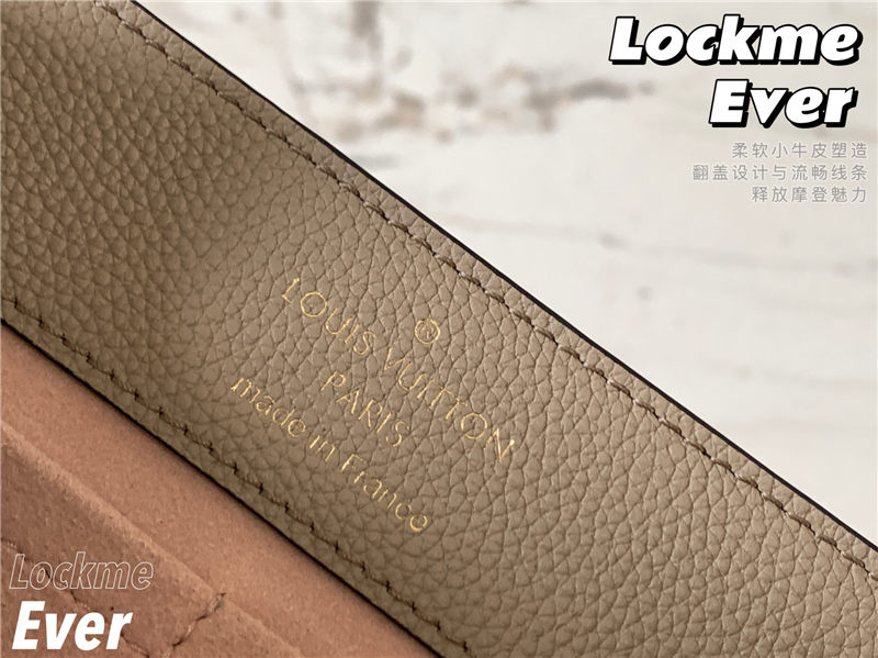 Louis Vuitton LOCKME EVER MM Grey High