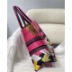 MEDIUM Dior BOOK TOTE Toile de Jouy Zoom Pop Embroidery High