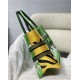 MEDIUM Dior BOOK TOTE D-Jungle Pop Embroidery Green/Orange High