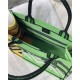 MEDIUM Dior BOOK TOTE D-Jungle Pop Embroidery Green/Orange High