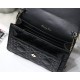 LADY Dior CHAIN POUCH Cannage Lambskin Black High