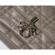 LADY Dior CHAIN POUCH Cannage Lambskin Warm Taupe High