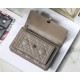 LADY Dior CHAIN POUCH Cannage Lambskin Warm Taupe High