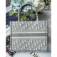 SMALL Dior BOOK TOTE Dior Oblique Jacquard Grey High