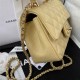 MINI FLAP BAG WITH TOP HANDLE AS2431 Lambskin & Gold-Tone Metal A