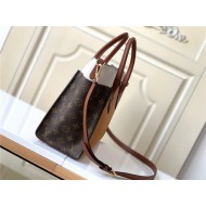 Louis Vuitton ON MY SIDE MM Twist calfskin and Monogram coated canvas M53823 Chataigne Brown High