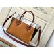 Louis Vuitton ON MY SIDE MM Twist calfskin and Monogram coated canvas M53823 Chataigne Brown High