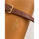 Louis Vuitton ON MY SIDE MM Twist calfskin and Monogram coated canvas M53823 Chataigne Brown High