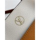 Louis Vuitton ON MY SIDE MM Twist calfskin and Monogram coated canvas M53823 Chataigne Brown High