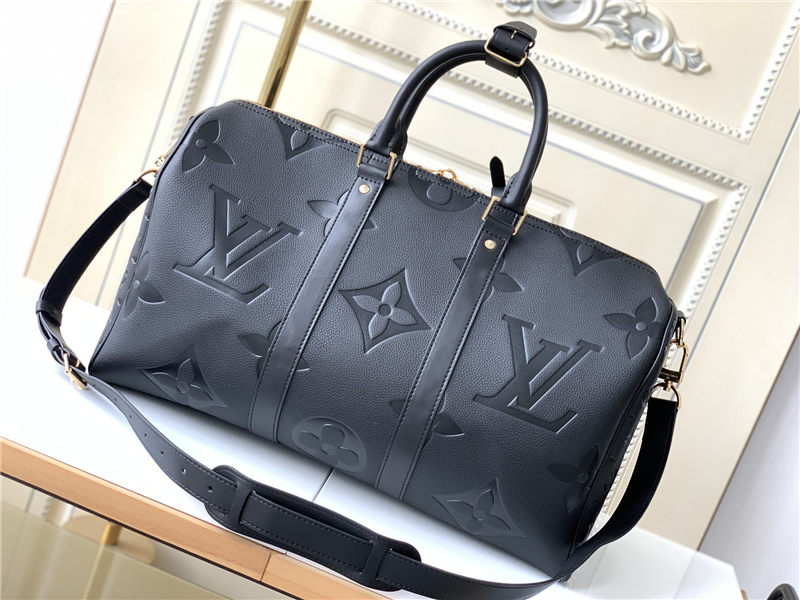 Louis Vuitton Keepall Bandoulière 45 Monogram Empreinte Giant embossed cowhide leather M45532 High