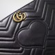 Gucci GG Marmont Matelasse Clutch 448450 Black High