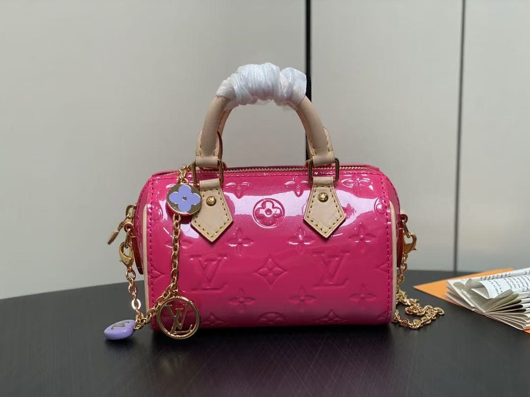 Louis Vuitton Nano Speedy Bag Pink