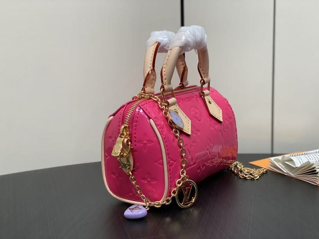 Louis Vuitton Nano Speedy Bag Pink