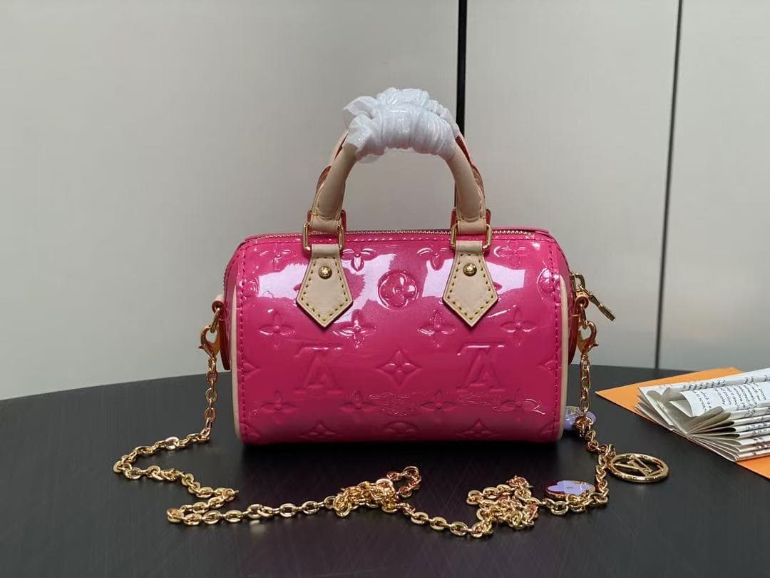 Louis Vuitton Nano Speedy Bag Pink