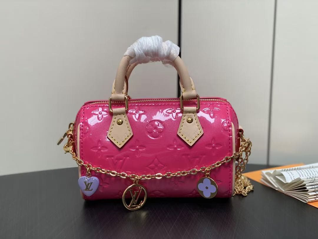 Louis Vuitton Nano Speedy Bag Pink