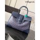 Saigon tote bag Goyardine Canvas & Chevroches Calfskin Navy Blue High