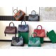 Saigon tote bag Goyardine Canvas & Chevroches Calfskin Navy Blue High