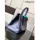 Saigon tote bag Goyardine Canvas & Chevroches Calfskin Navy Blue High