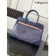 Saigon tote bag Goyardine Canvas & Chevroches Calfskin Navy Blue High