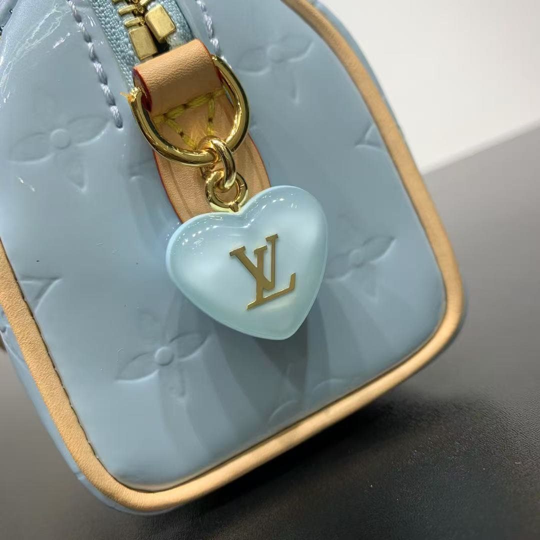 Louis Vuitton Nano Speedy Bag Blue High