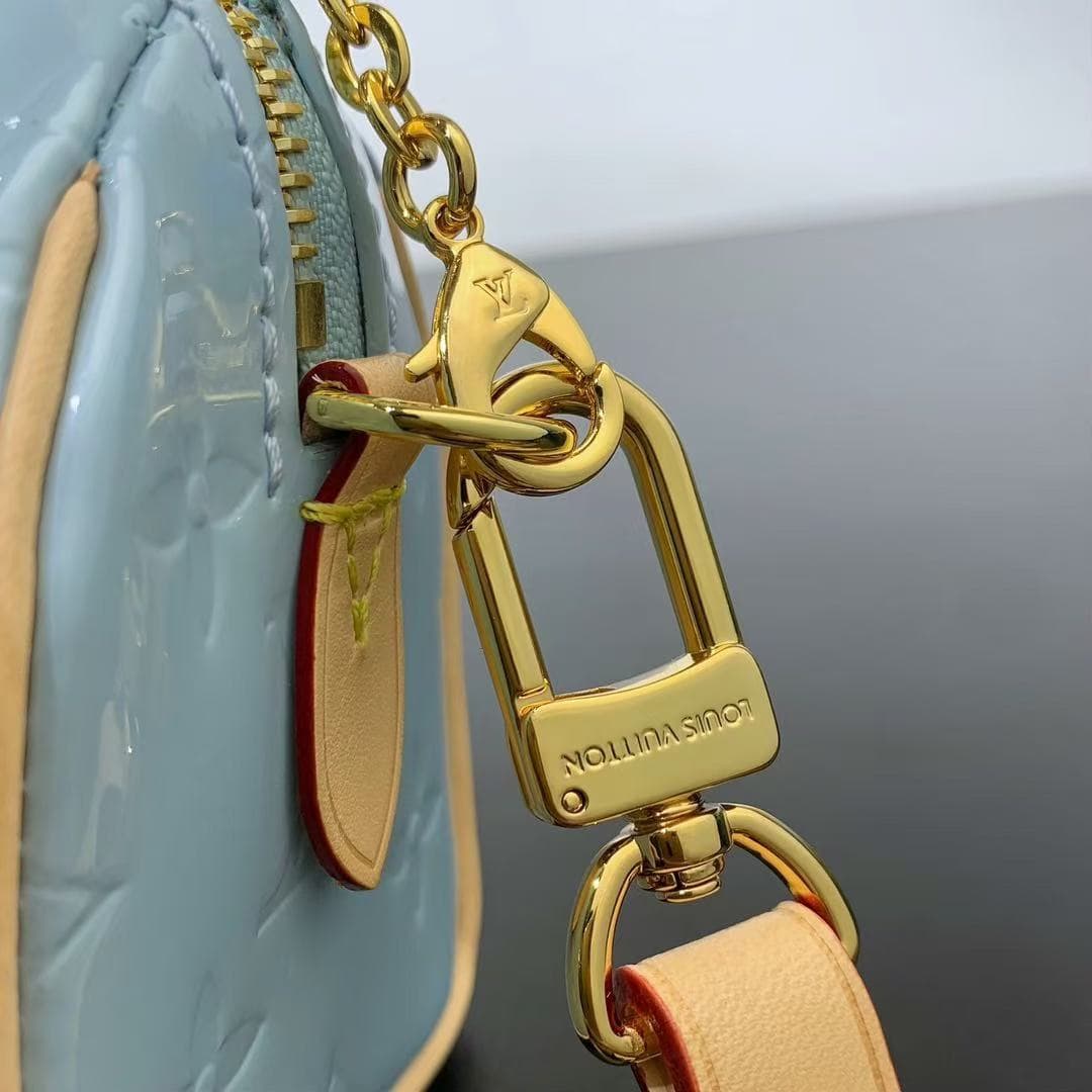 Louis Vuitton Nano Speedy Bag Blue High