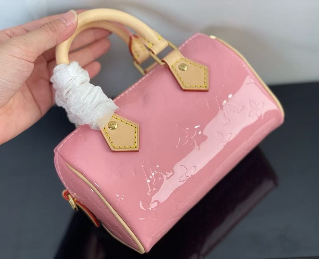 Louis Vuitton Nano Speedy Bag Pink High