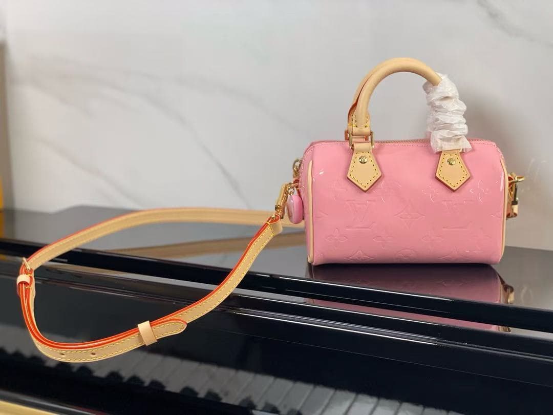 Louis Vuitton Nano Speedy Bag Pink High